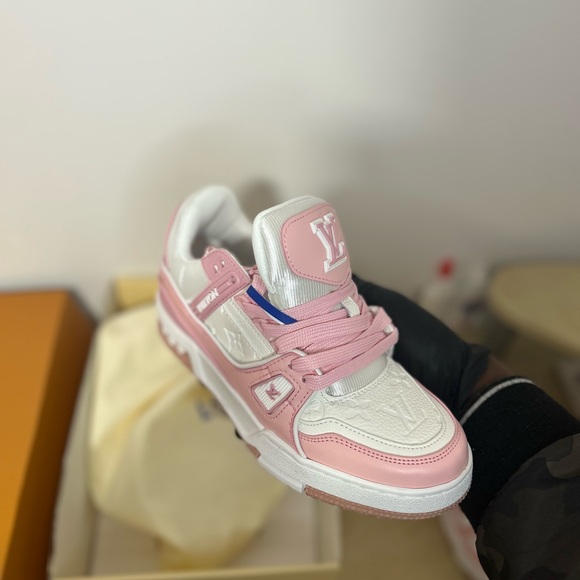 Louis Vuitton Pink and White Athletic Shoes - Picture 10 of 10